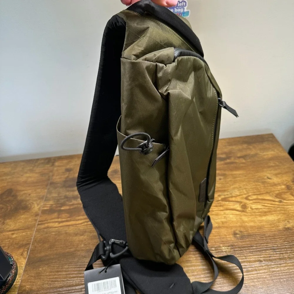 NEW Alpaka Metro Crossbody Left Shoulder Olive Green X-Pac X42 Sling Bag